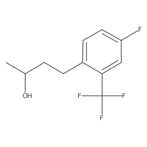 (2R)-4-[4-fluoro-2-(trifluoromethyl)phenyl]butan-2-ol Structure