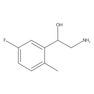 (1S)-2-amino-1-(5-fluoro-2-methylphenyl)ethan-1-ol Structure
