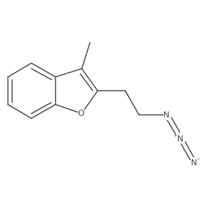 2-(2-Azidoethyl)-3-methyl-1-benzofuran Structure