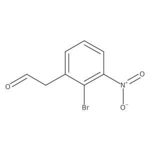 2-(2-Bromo-3-nitrophenyl)acetaldehyde Structure