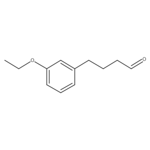 4-(3-Ethoxyphenyl)butanal Structure