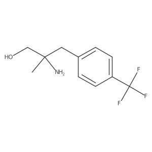 2-Amino-2-methyl-3-[4-(trifluoromethyl)phenyl]propan-1-ol Structure