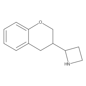 2-(3,4-dihydro-2H-1-benzopyran-3-yl)azetidine结构式