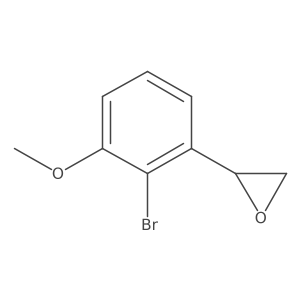 2-(2-Bromo-3-methoxyphenyl)oxirane结构式