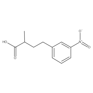 2-Methyl-4-(3-nitrophenyl)butanoic acid Structure