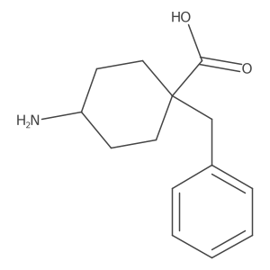 4-Amino-1-benzylcyclohexane-1-carboxylic acid Structure