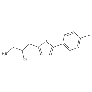 1-Amino-3-[5-(4-methylphenyl)furan-2-yl]propan-2-ol Structure