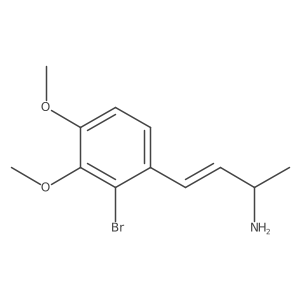 4-(2-Bromo-3,4-dimethoxyphenyl)but-3-en-2-amine Structure