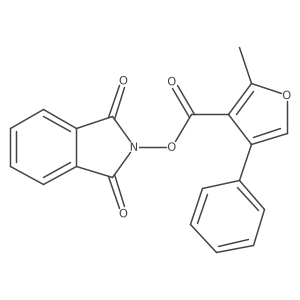 1,3-dioxo-2,3-dihydro-1H-isoindol-2-yl 2-methyl-4-phenylfuran-3-carboxylate Structure