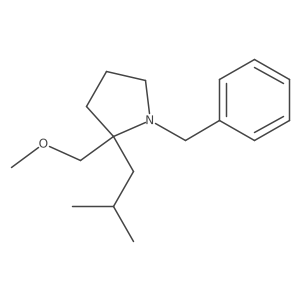 1-Benzyl-2-(methoxymethyl)-2-(2-methylpropyl)pyrrolidine结构式
