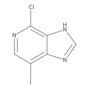 4-Chloro-7-iodo-1H-imidazo[4,5-c]pyridine Structure