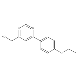 [6-(4-Ethoxyphenyl)pyrimidin-4-yl]methanol结构式