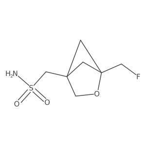 [1-(Fluoromethyl)-2-oxabicyclo[2.1.1]hexan-4-yl]methanesulfonamide结构式