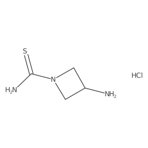 3-Aminoazetidine-1-carbothioamide hydrochloride Structure