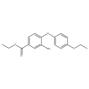 Ethyl 3-amino-4-(4-ethoxyphenoxy)benzoate结构式