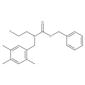benzyl N-(2-fluoroethyl)-N-[(2,4,5-trimethylphenyl)methyl]carbamate Structure