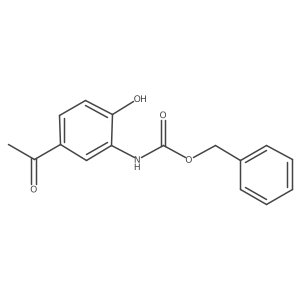benzyl N-(5-acetyl-2-hydroxyphenyl)carbamate结构式