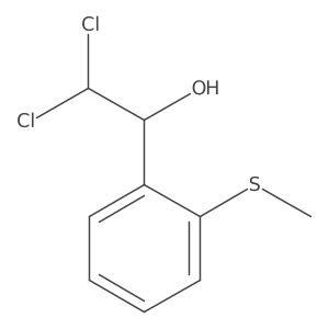 2,2-Dichloro-1-(2-(methylthio)phenyl)ethanol结构式