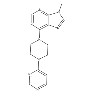9-methyl-6-[4-(pyrimidin-4-yl)piperazin-1-yl]-9H-purine Structure