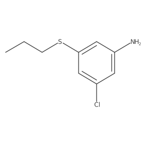 3-Chloro-5-(propylthio)aniline Structure