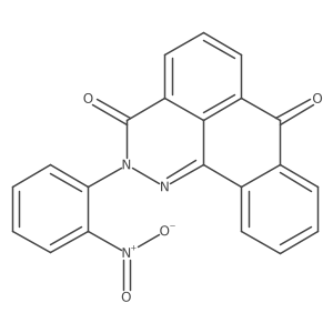 2-(2-Nitrophenyl)-3H-dibenzo[de,h]cinnoline-3,7(2H)-dione Structure