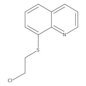 8-[(2-Chloroethyl)thio]quinoline结构式