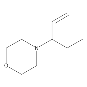 Morpholine, 4-(1-ethyl-2-propenyl)- Structure