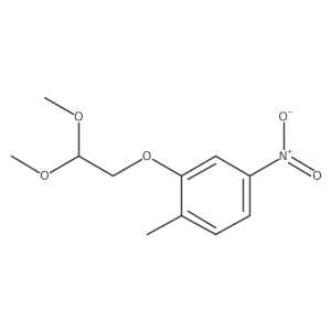 2-(2,2-Dimethoxyethoxy)-1-methyl-4-nitrobenzene Structure