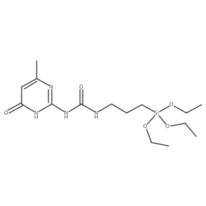 1-(6-Methyl-4-oxo-1,4-dihydropyrimidin-2-yl)-3-[3-(triethoxysilyl)propyl]urea结构式