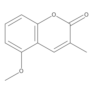 3-methyl-5-(methyloxy)-2H-chromen-2-one Structure