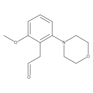 (2-Methoxy-6-morpholinophenyl)acetaldehyde结构式