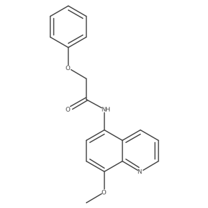 N-(8-methoxyquinolin-5-yl)-2-phenoxyacetamide Structure
