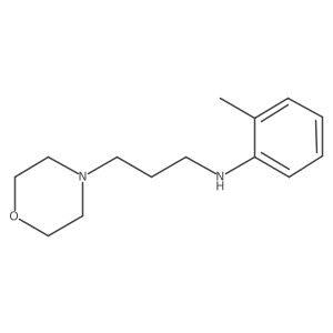 N-(2-Methylphenyl)-4-morpholinepropanamine Structure