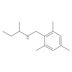 (Butan-2-yl)[(2,4,6-trimethylphenyl)methyl]amine Structure