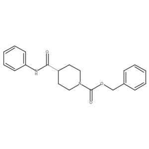 1-Cbz-N-phenylpiperidine-4-carboxamide结构式