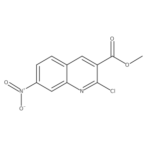 Methyl 2-chloro-7-nitroquinoline-3-carboxylate结构式