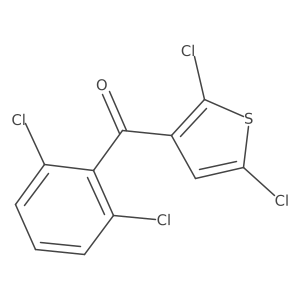 (2,6-Dichlorophenyl)(2,5-dichloro-3-thienyl)methanone Structure