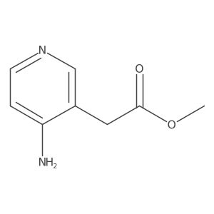 Methyl 2-(4-aminopyridin-3-yl)acetate Structure