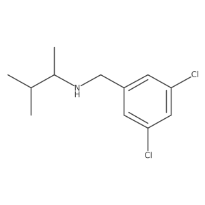 [(3,5-Dichlorophenyl)methyl](3-methylbutan-2-yl)amine Structure