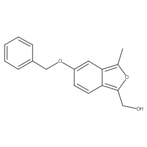 3-Methyl-5-(phenylmethoxy)-2-benzofuranmethanol Structure