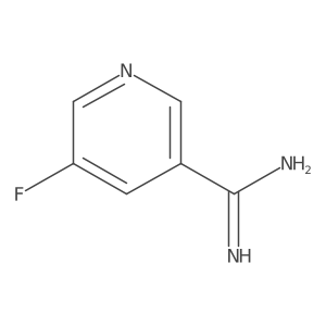 3-Pyridinecarboximidamide, 5-fluoro-结构式