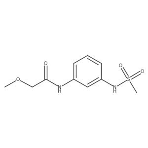 2-Methoxy-N-(3-(methylsulfonamido)phenyl)acetamide Structure