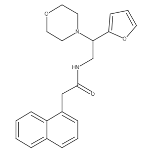 N-(2-(furan-2-yl)-2-morpholinoethyl)-2-(naphthalen-1-yl)acetamide Structure