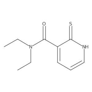 N,N-Diethyl-1,2-dihydro-2-thioxo-3-pyridinecarboxamide Structure
