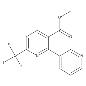 Methyl 2-(pyridin-3-yl)-6-(trifluoromethyl)nicotinate结构式