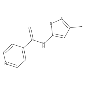 N-(3-methylisothiazol-5-yl)isonicotinamide Structure