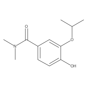 4-Hydroxy-3-isopropoxy-N,N-dimethylbenzamide结构式