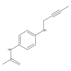 N-{4-[(but-2-yn-1-yl)amino]phenyl}acetamide Structure