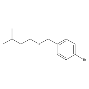 1-Bromo-4-[(3-methylbutoxy)methyl]benzene Structure