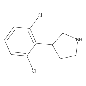 3-(2,6-Dichlorophenyl)pyrrolidine Structure